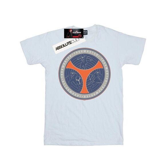 Marvel Mens Black Widow Movie Taskmaster Shield Poses T-Shirt / White - Picture 1 of 3